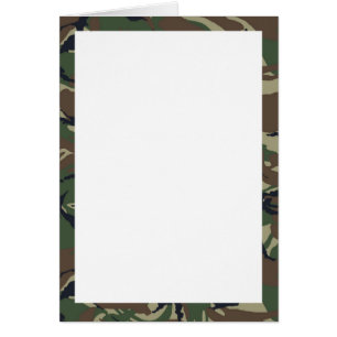 British 95 Forest Green Camouflage With White