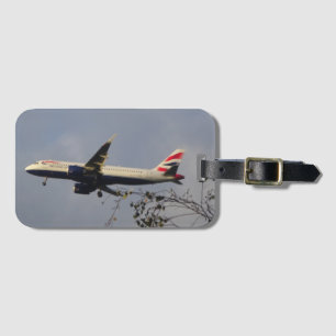 British Airplane Luggage Tag