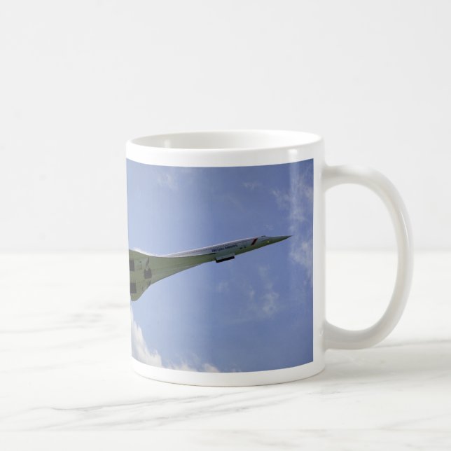 British Airways Concorde, taking off at Heathrow A Coffee Mug (Right)