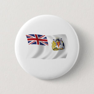 British Antarctic Flag Button