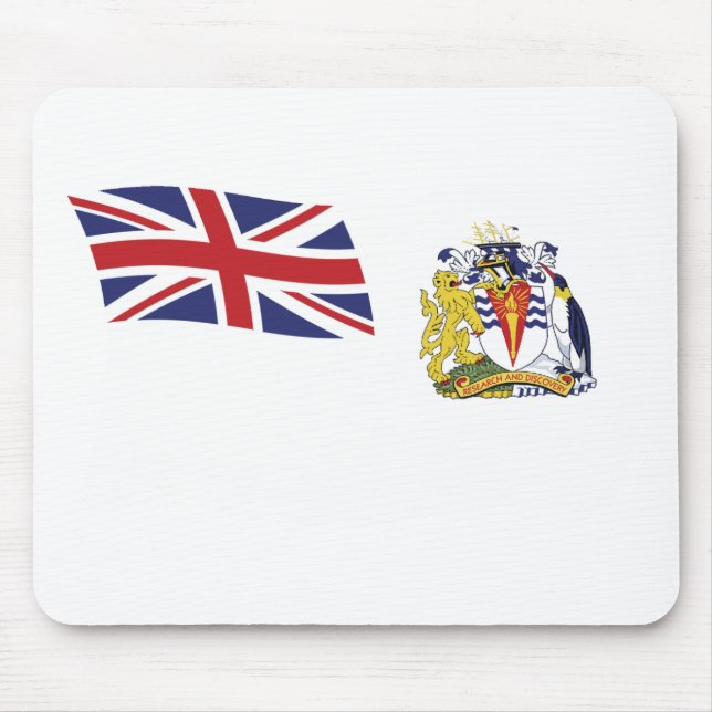 British Antarctic Flag Mousepad (Front)