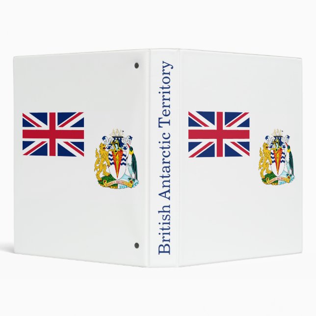 British Antarctic Territory Flag Binder (Background)