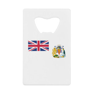 British Antarctic Territory Flag Credit Card Bottle Opener