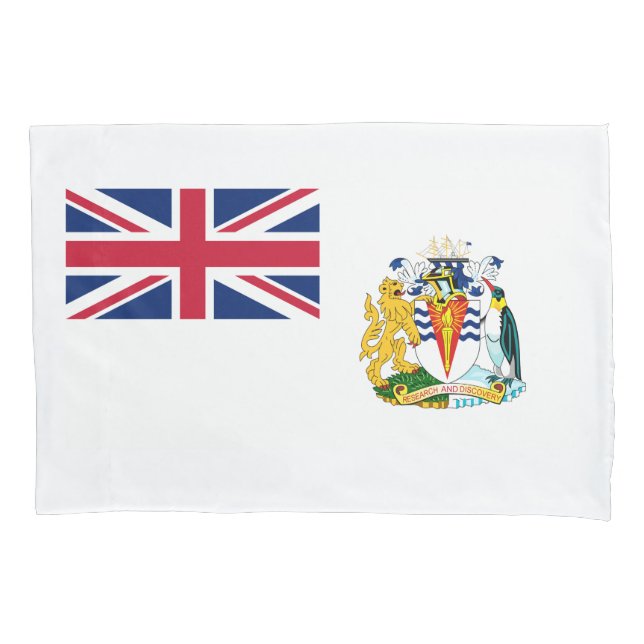 British Antarctic Territory Flag Pillowcase (Front)