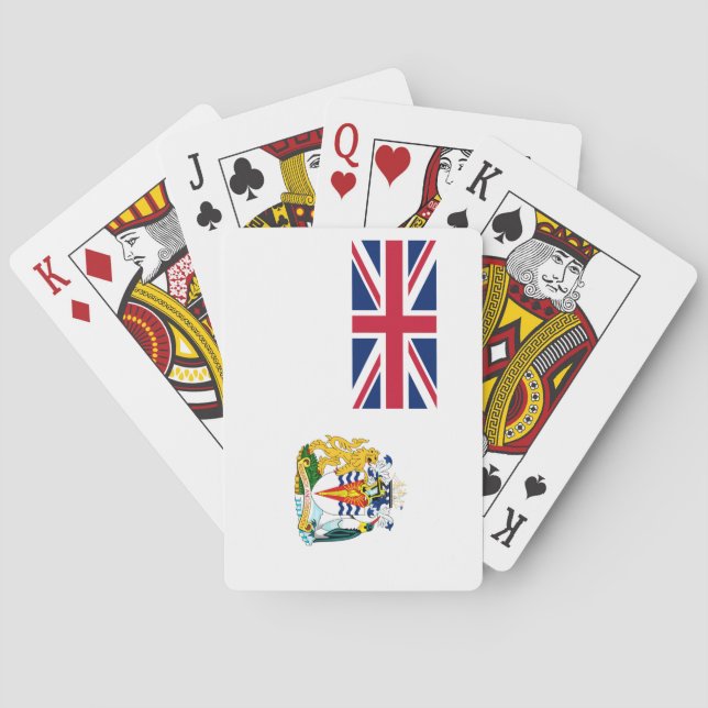 British Antarctic Territory Flag Playing Cards (Back)