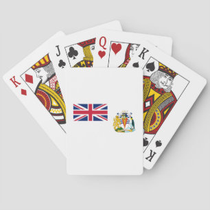 British Antarctic Territory Flag Playing Cards