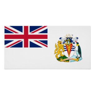 British Antarctic Territory Flag Poster