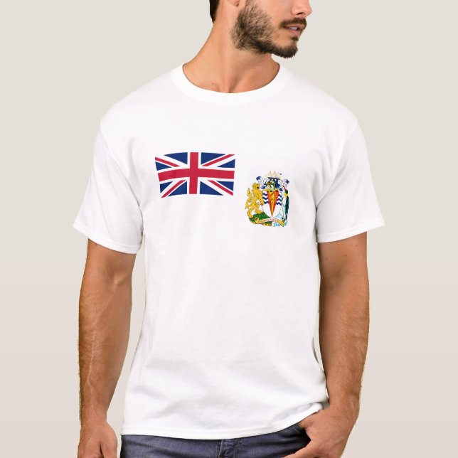 British Antarctic Territory Flag T-Shirt (Front)