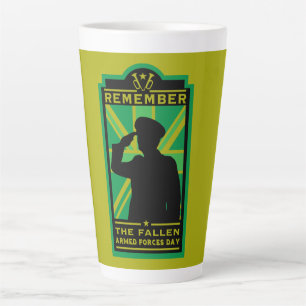 British Armed Forces Day Latte Mug