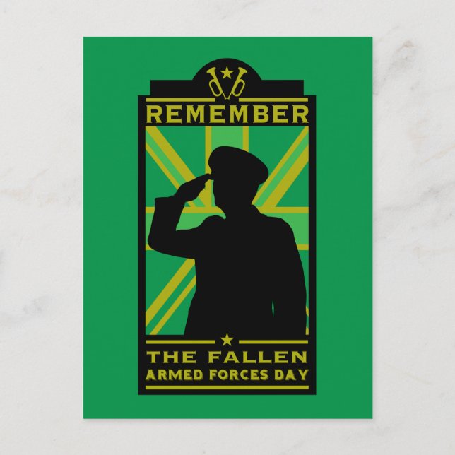 British Armed Forces Day Postcard (Front)