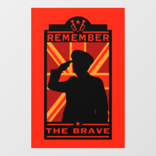 British Armed Forces Day Window Cling