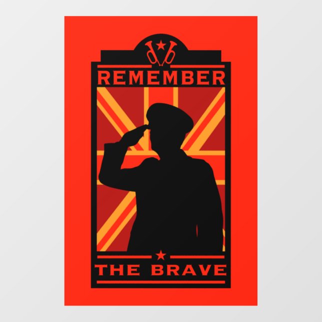 British Armed Forces Day Window Cling (Sheet)