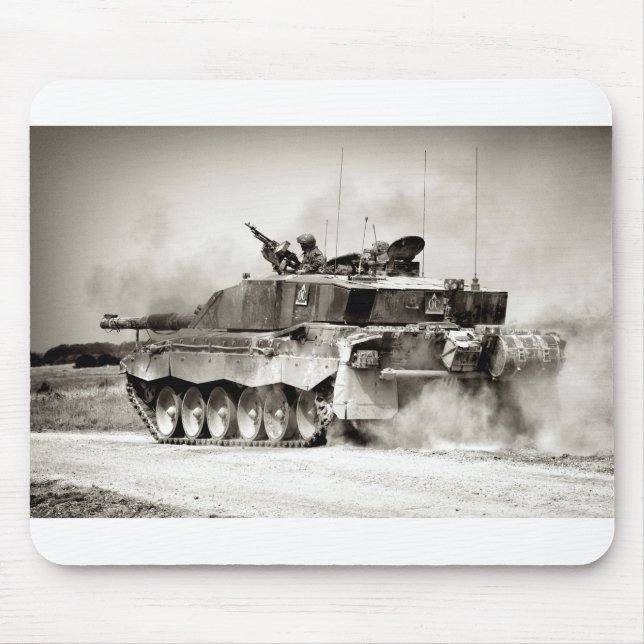 British Army Challenger 2 Main Battle Tank Mouse Pad (Front)