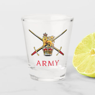British Army Logo Shot Glass