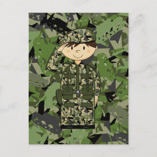 British Army Soldier Postcard