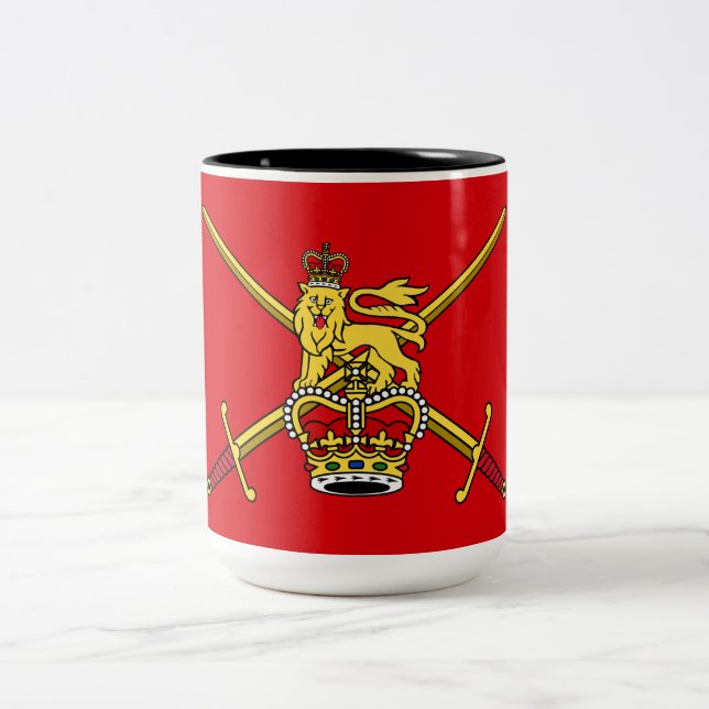 British Army (UK Military) Two-Tone Coffee Mug (Center)