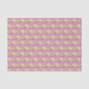 British Battenberg Marzipan Sponge Cake Bakery Tissue Paper
