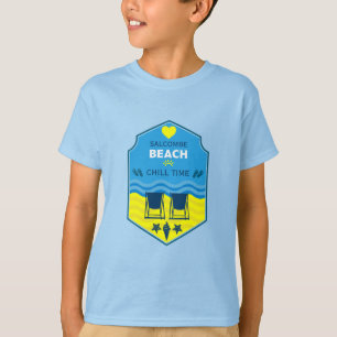 British Beach-Themed Gift T-Shirt