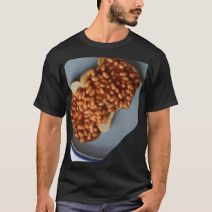British Beans on Toast Food Joke Gift for Expat UK T-Shirt