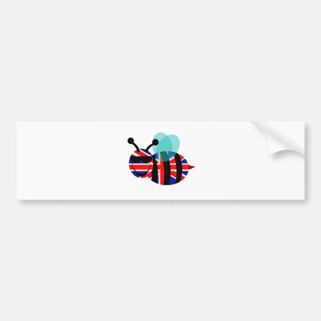 british bee bumper sticker (Front)