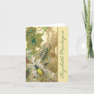 British Beetles Personalized Note Cards