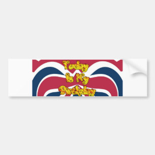 British Birthday Gifts Art Print Bumper Sticker