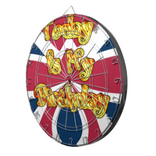 British Birthday Gifts Art Print Dartboard