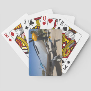 British-built Spitfire fighter Playing Cards
