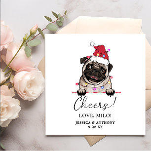 British Bull Dog Personalized Cheers Napkins