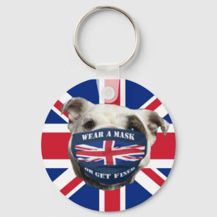 BRITISH BULLDOG KEYCHAIN