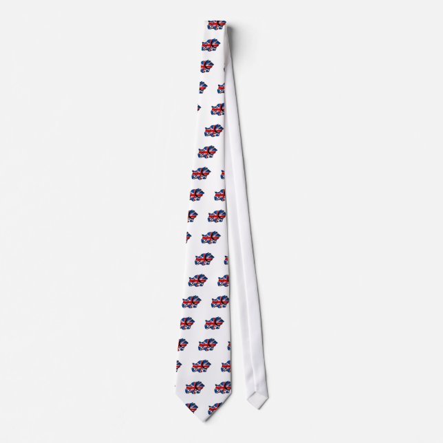 British Bulldog patriotic British Tie (Front)