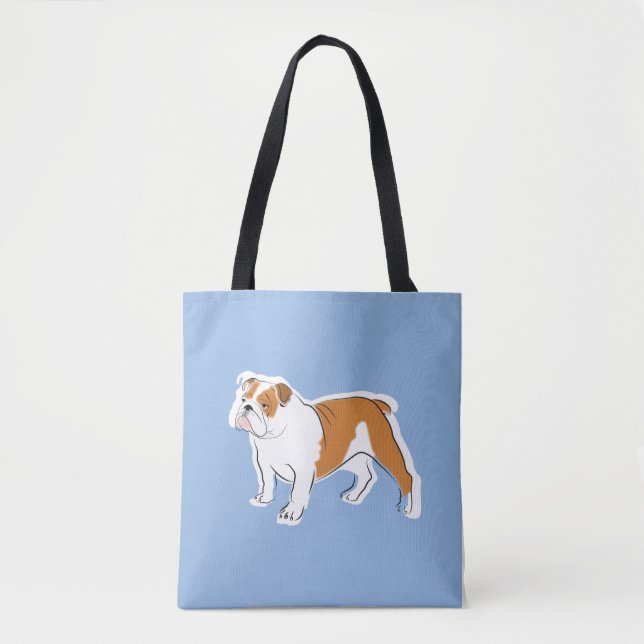 British Bulldog Tote Bag (Front)
