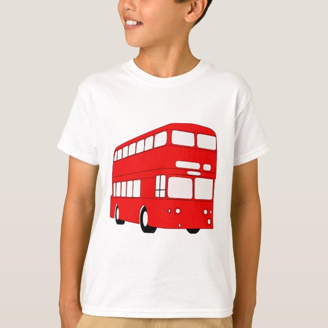 British, bus, double-decker picture. T-Shirt (Front)