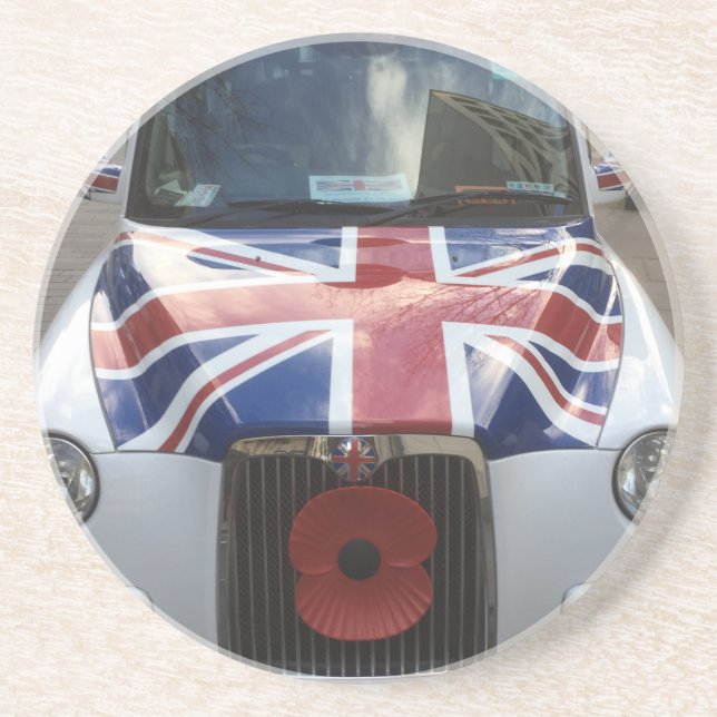 British Cab Coaster (Front)