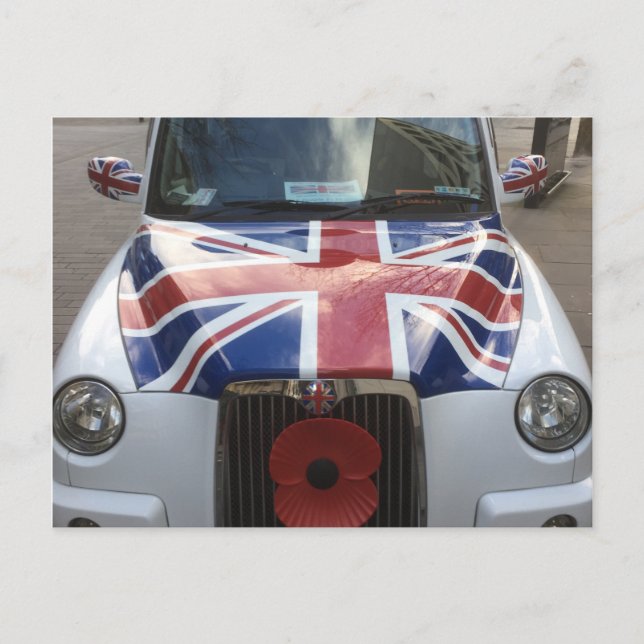 British Cab Postcard (Front)