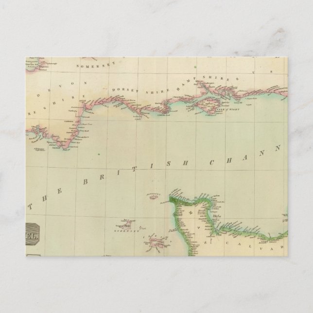 British Channel Postcard (Front)