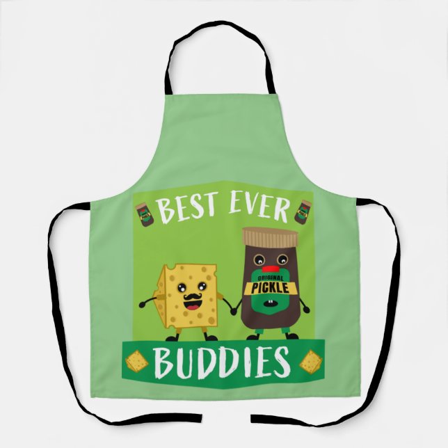 British Cheddar Cheese And Pickle lovers Apron (Front)