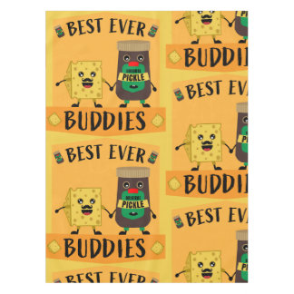 British Cheddar Cheese And Pickle lovers Tablecloth