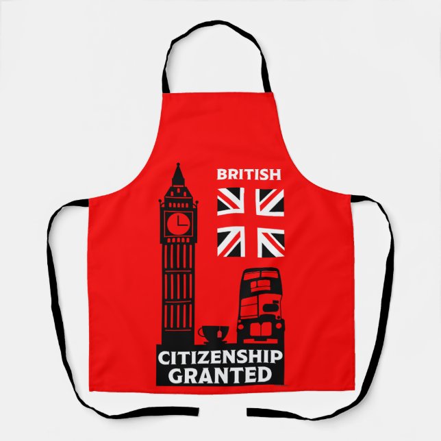 British Citizenship Gifts Apron (Front)