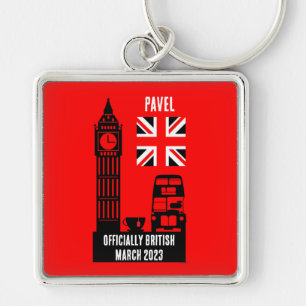 British Citizenship Gifts Keychain