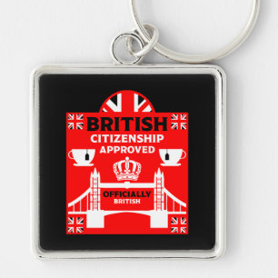 British Citizenship Gifts Keychain