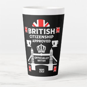 British Citizenship Gifts Latte Mug