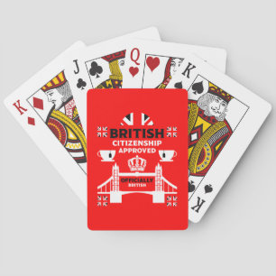 British Citizenship Gifts Playing Cards