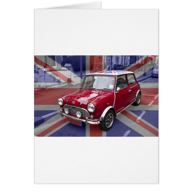 British Classic Mini car (Front)