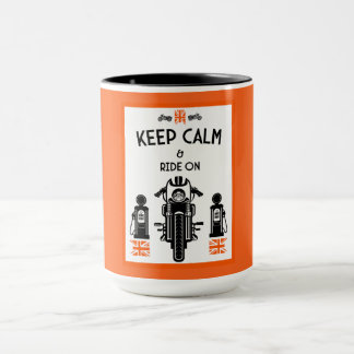 British Classic Motorcycle Rider Mug