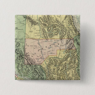 British Columbia 2 Inch Square Button