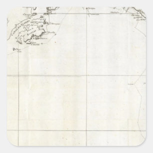 British, Columbia, Alaska Square Sticker