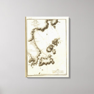 British Columbia Book Map Canvas Print