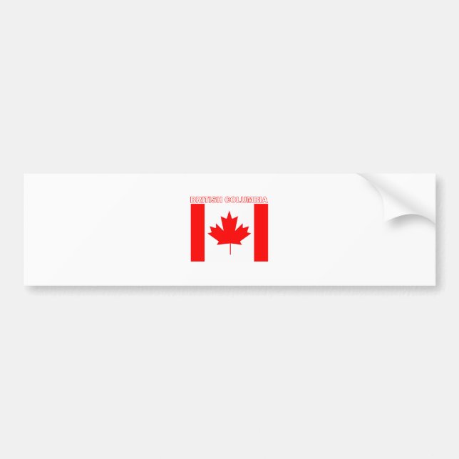 British Columbia Bumper Sticker (Front)