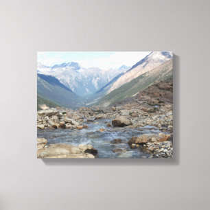 British Columbia Canada Glacial Creek Canvas